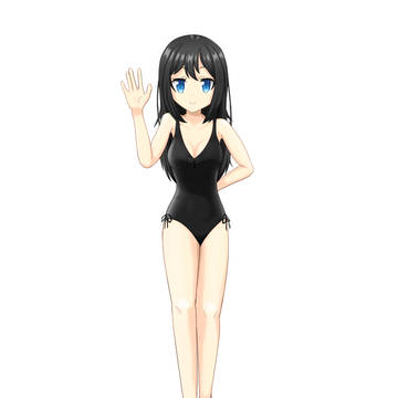 帽子とメガネと三つ編みと服と靴と色を取った青い勇者