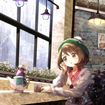 雨宿りのカフェ