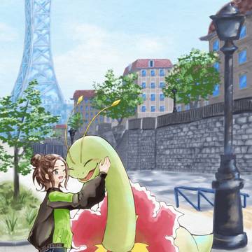 セイカちゃんとメガニウム