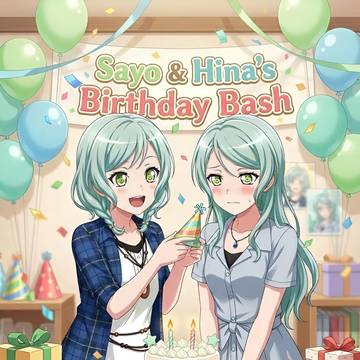冰川紗夜&冰川日菜生日快樂