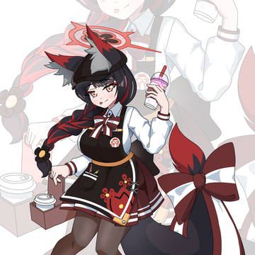キツネ バリスタ ワカモ