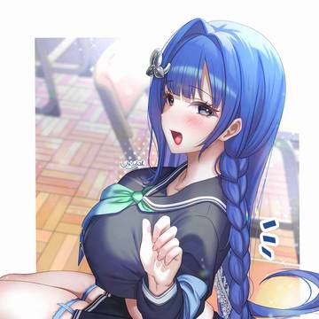 三つ編み、似合いますか?じゃあ、もう片方もお願いします♡