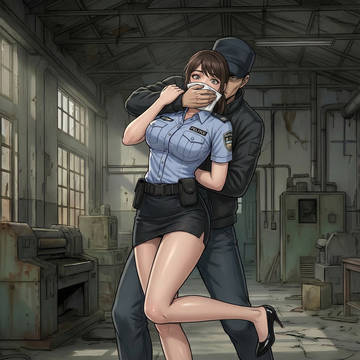 女警捆绑(二)1 前来寻找失踪眼镜女警的女警也失手