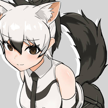 かがむアードウルフ