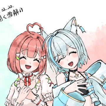 花開く雪解け