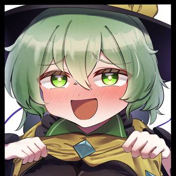 枠に大きなものを乗せちゃうこいしちゃん