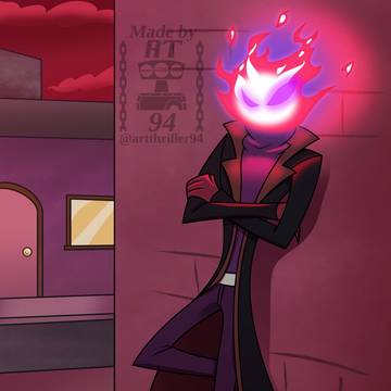 My hazbin hotel/helluva boss Oc