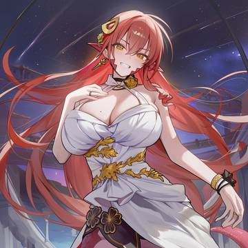 穿着姬子衣服的米娅