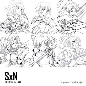SxN - sketch set 01