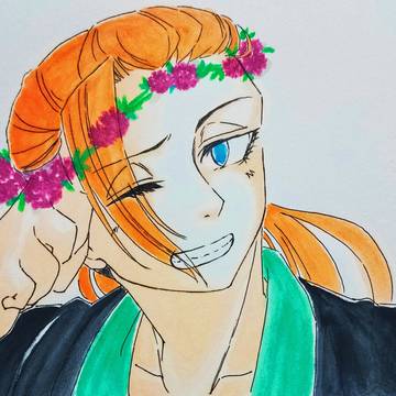 花かんむり似合うね(⁠笑)⁠
