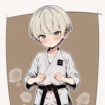 道着姿の門出ちゃん