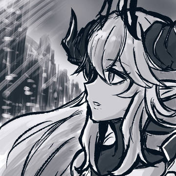 ガデテルモノクロイラストまとめ③