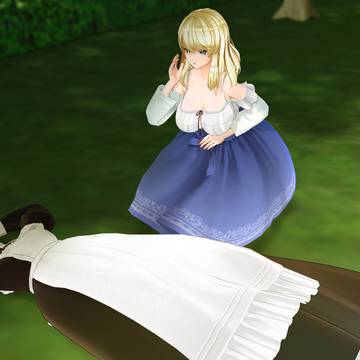 サボり、睡眠(?)、メイド服