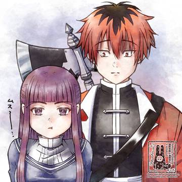 初描き。フェルンとシュタルク