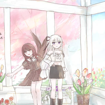 春の温室