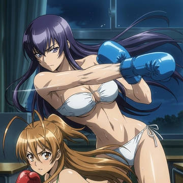Saeko vs Rei Boxing