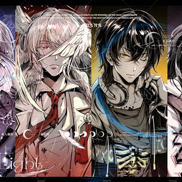 【依頼絵】オリジナル モノクロ胸像 4点まとめ
