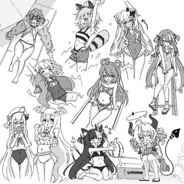 Vチューバーたちの夏の海
