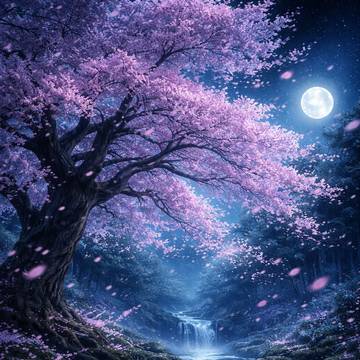 夜桜