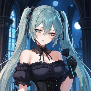 黒い薔薇みたいに、私も毒があるよ……でも君には全部あげちゃう♡