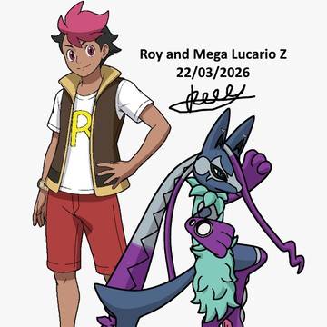 ロイとメガ・ルカリオZ
