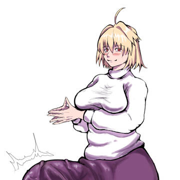 Arcueid's third leg