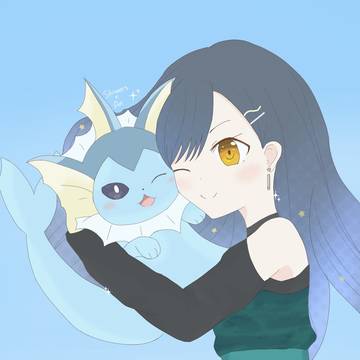 白石杏×シャワーズ