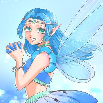 ネモフィラの妖精