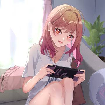 朝からゲーム♪