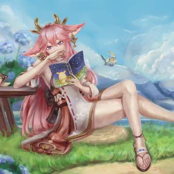 Fanart: Resting Fox