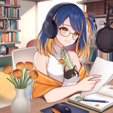 Vtuber毬呢OP插圖