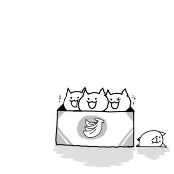 猫の箱詰め(ˆ꜆ .  ̫ . ).  ̫ . ꜀ˆ)ｷﾞｭｳ