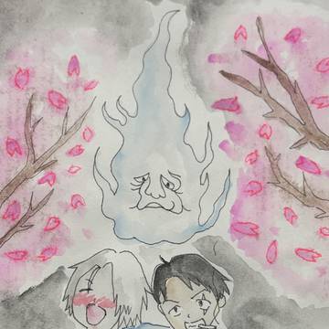 夜桜【父水】