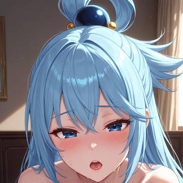 パイ◯リ中に我慢が出来なくなって自ら挿入をしてしまうアクア様