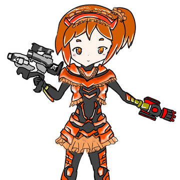 うちの子をギャバンにしてみた