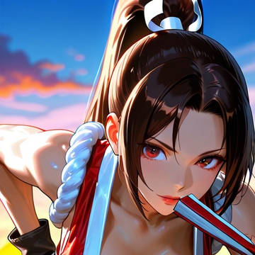 不知火舞 bent over