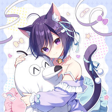 モーブにゃん💜