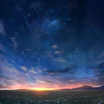 星屑の花畑