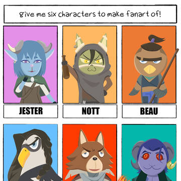 The mighty nein✖️Animal Crossing