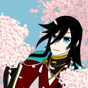 刀剣男士と桜と