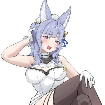 ふとももを見せてくれるティコ先