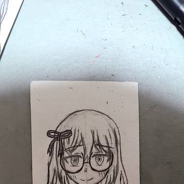 愛ちゃんを描きました。