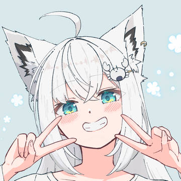 シラカニTシャツと髪飾り