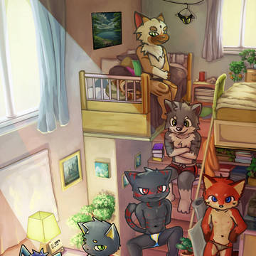six in the room
