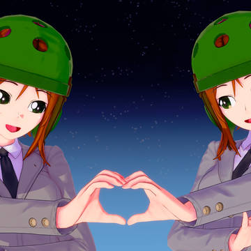 Saunders Helmet-Chan ヘルメットちゃん 2