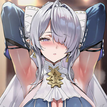 神秘白发女
