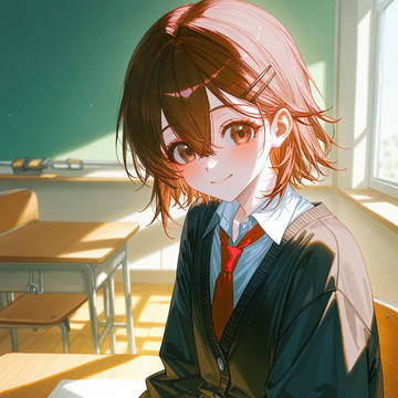 中性的な女子中学生さん
