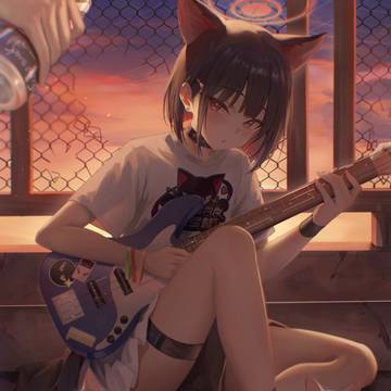 画了很多猫