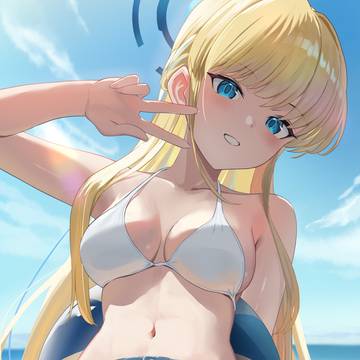 デニムショートパンツなトキちゃん