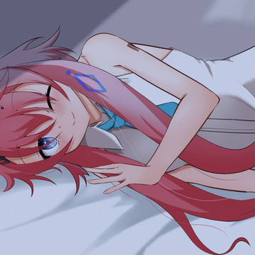 フィーちゃんが寝かしつけに来た